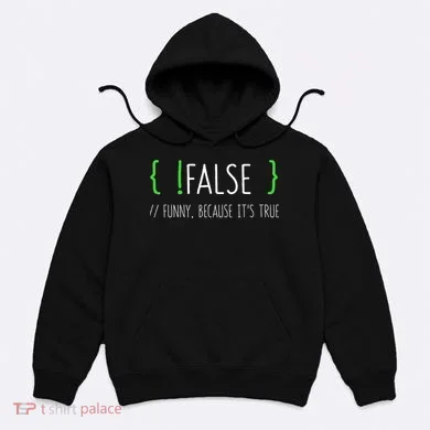 Programmer Computer Engineer Funny False Programming Coding Hoodie