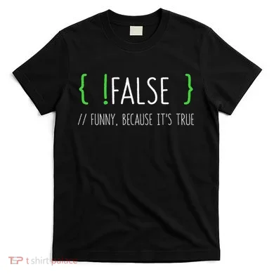 Programmer Computer Engineer Funny False Programming Coding T-Shirt