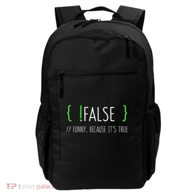 Programmer Computer Engineer Funny False Programming Coding Backpack