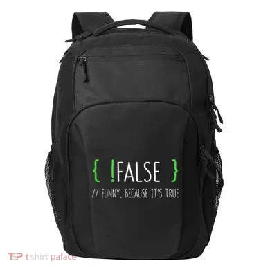 Programmer Computer Engineer Funny False Programming Coding Transport Backpack