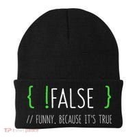 Programmer Computer Engineer Funny False Programming Coding Beanie thumb 0