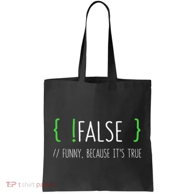 Programmer Computer Engineer Funny False Programming Coding Tote Bag