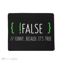 Programmer Computer Engineer Funny False Programming Coding Mousepad thumb 0