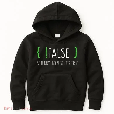 Programmer Computer Engineer Funny False Programming Coding Kids Hoodie