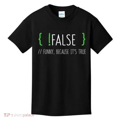 Programmer Computer Engineer Funny False Programming Coding Kids T-Shirt