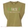 Programmer Computer Engineer Funny False Programming Coding Garment-Dyed Women's Muscle Tee