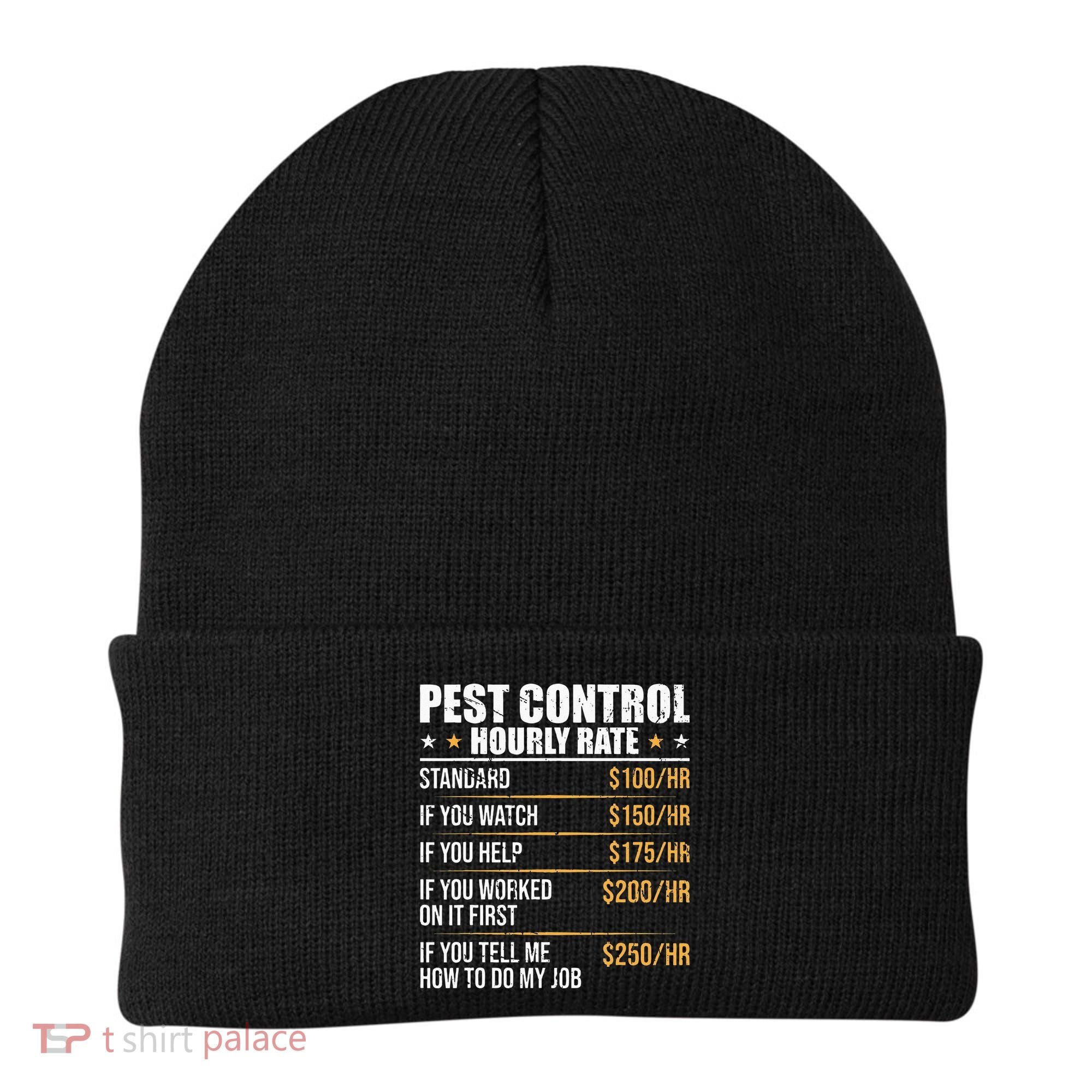 Pest Control Exterminator Pest Controller Hourly Rate Beanie