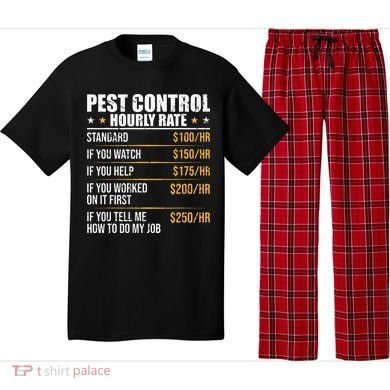 Pest Control Exterminator Pest Controller Hourly Rate Pajama Set