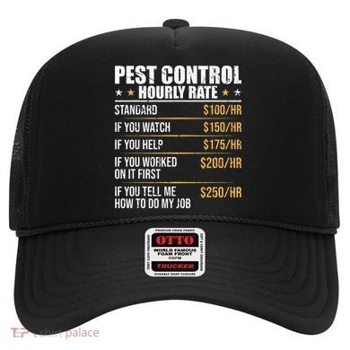 Pest Control Exterminator Pest Controller Hourly Rate Hat