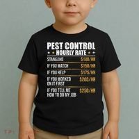 Pest Control Exterminator Pest Controller Hourly Rate Toddler T-Shirt thumb 2