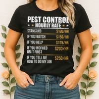 Pest Control Exterminator Pest Controller Hourly Rate Women's T-Shirt thumb 2
