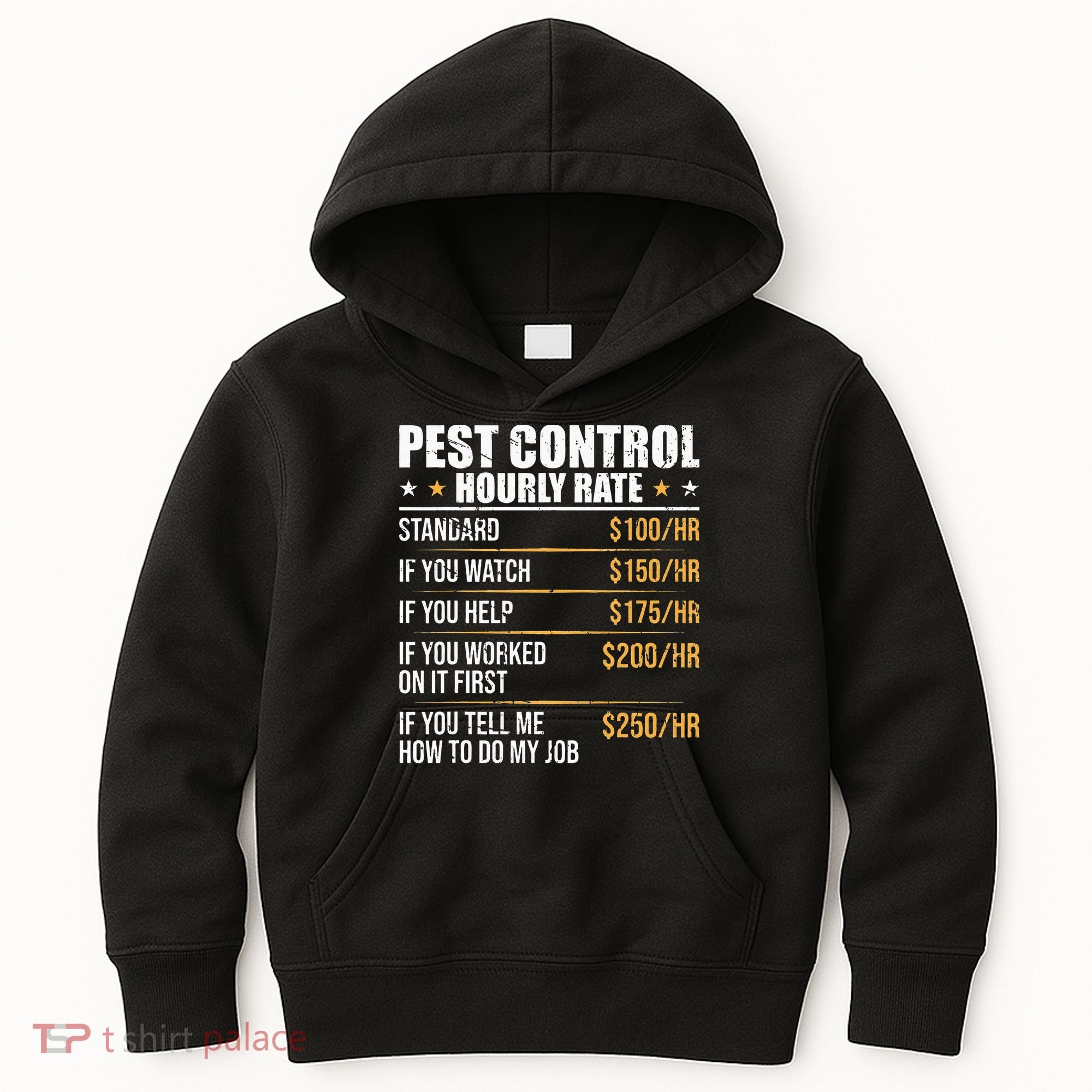 Pest Control Exterminator Pest Controller Hourly Rate Kids Hoodie