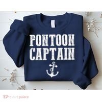 Pontoon Captain Funny Pontoon Shirt For Men And Women Sweatshirt thumb 2