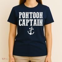 Pontoon Captain Funny Pontoon Shirt For Men And Women T-Shirt thumb 4