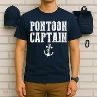 Pontoon Captain Funny Pontoon Shirt For Men And Women T-Shirt thumb 6