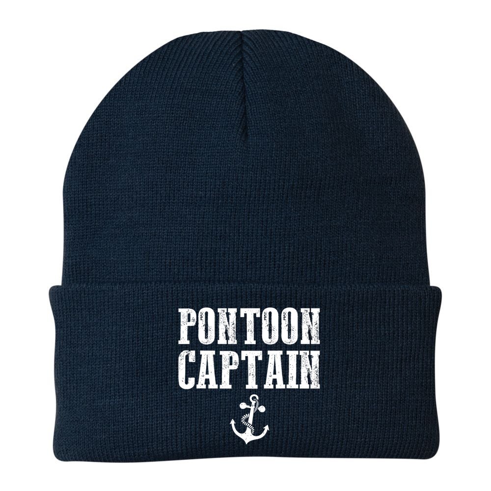 Pontoon Captain Funny Pontoon Shirt For Men And Women Beanie