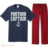 Pontoon Captain Funny Pontoon Shirt For Men And Women Pajama Set thumb 0