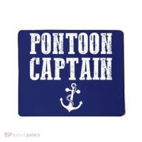Pontoon Captain Funny Pontoon Shirt For Men And Women Mousepad thumb 0