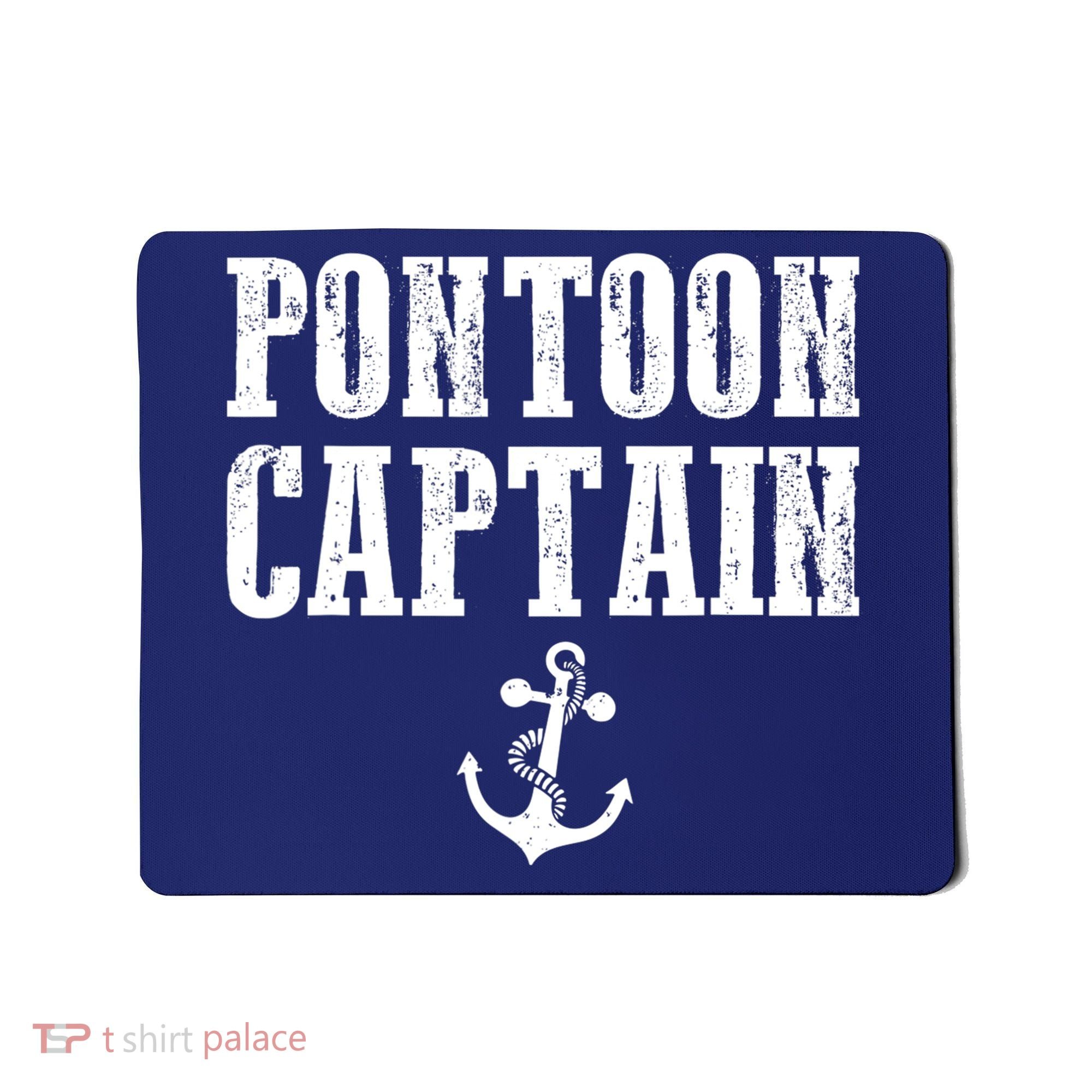 Pontoon Captain Funny Pontoon Shirt For Men And Women Mousepad