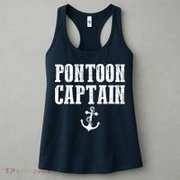 Pontoon Captain Funny Pontoon Shirt For Men And Women Women's Tank Top thumb 3