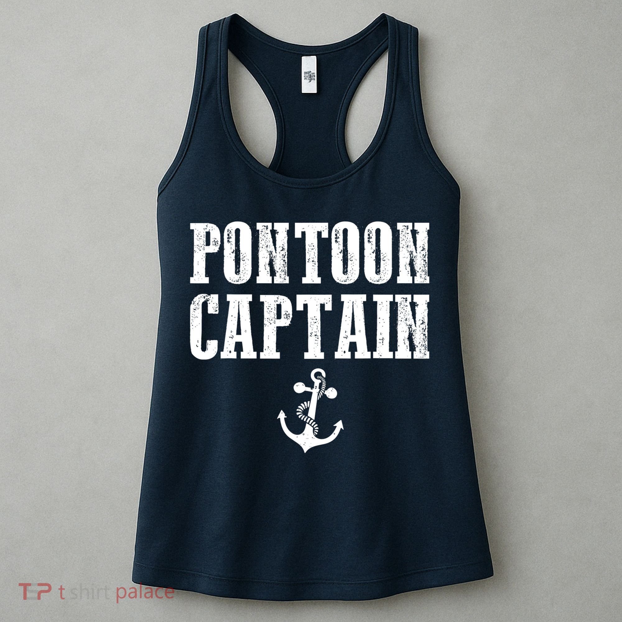 Pontoon Captain Funny Pontoon Shirt For Men And Women Women's Tank Top
