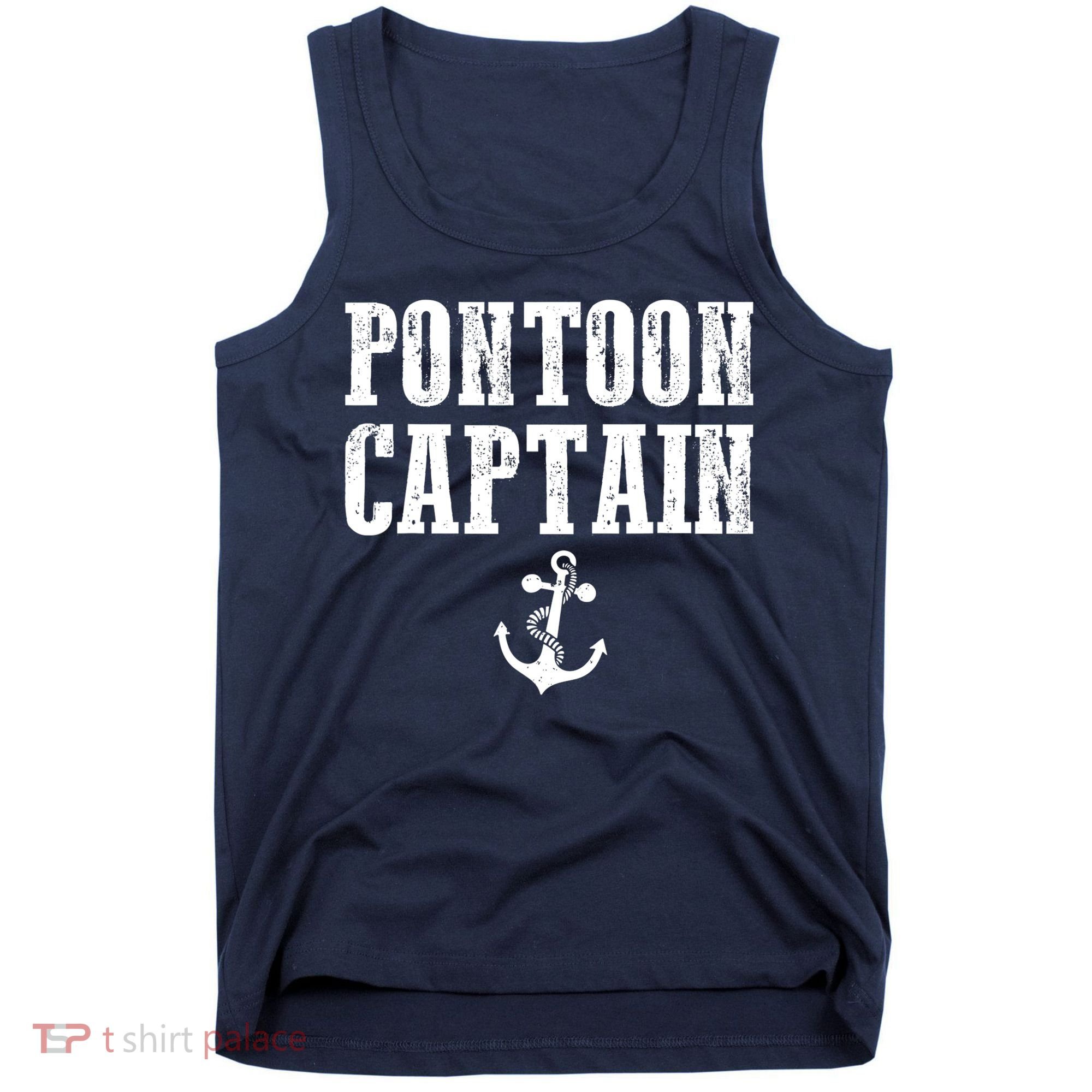 Pontoon Captain Funny Pontoon Shirt For Men And Women Tank Top