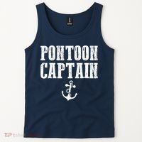 Pontoon Captain Funny Pontoon Shirt For Men And Women Tank Top thumb 2