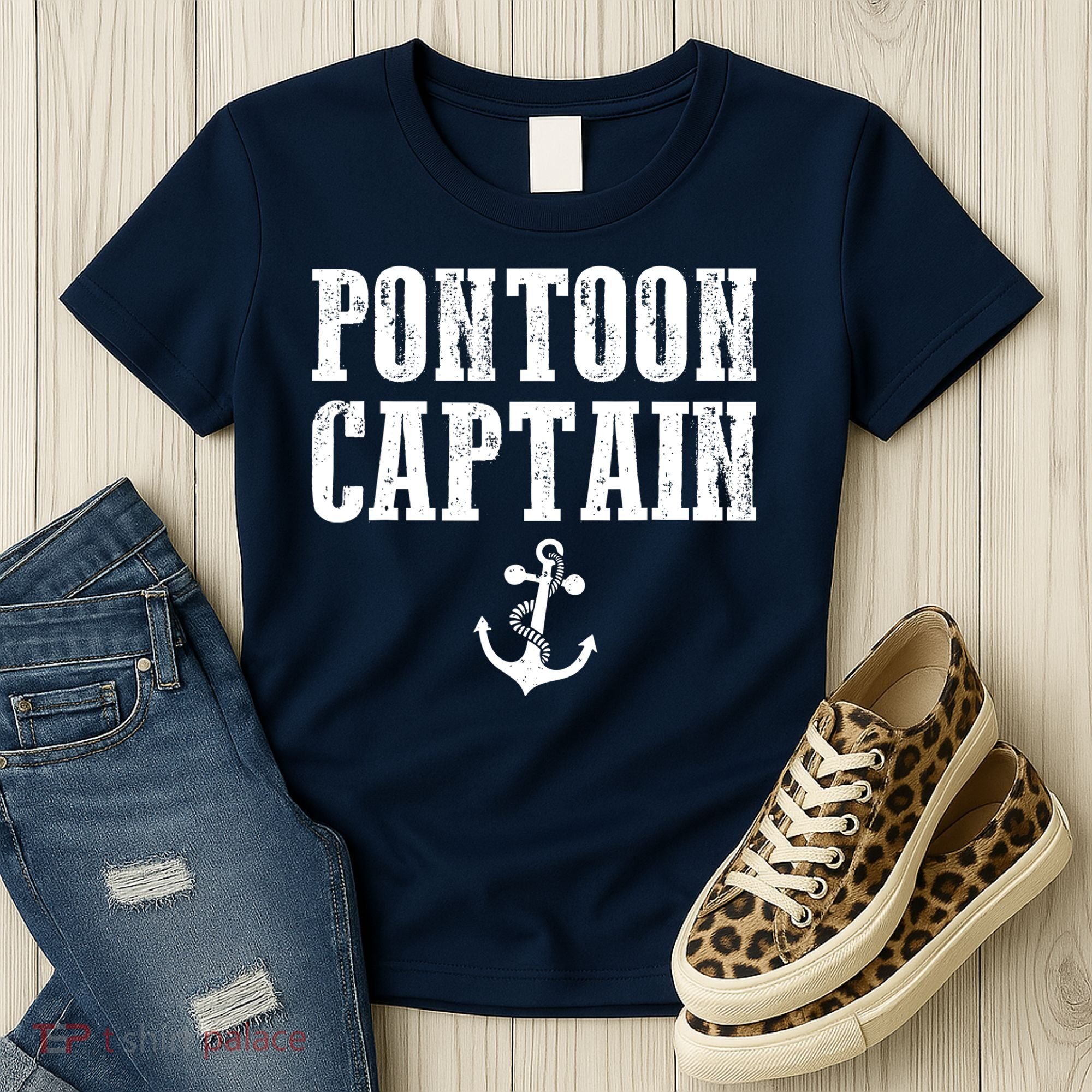 Pontoon Captain Funny Pontoon Shirt For Men And Women Women's T-Shirt