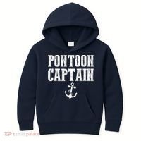 Pontoon Captain Funny Pontoon Shirt For Men And Women Kids Hoodie thumb 0