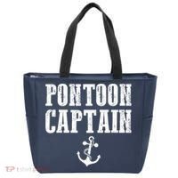 Pontoon Captain Funny Pontoon Shirt For Men And Women Tote Bag thumb 0