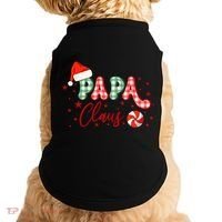 Papa Claus Funny Gift Funny Santa Christmas Gift Doggie Tank thumb 0