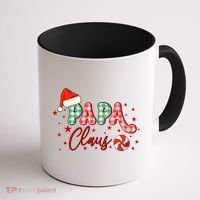 Papa Claus Funny Gift Funny Santa Christmas Gift Coffee Mug thumb 1