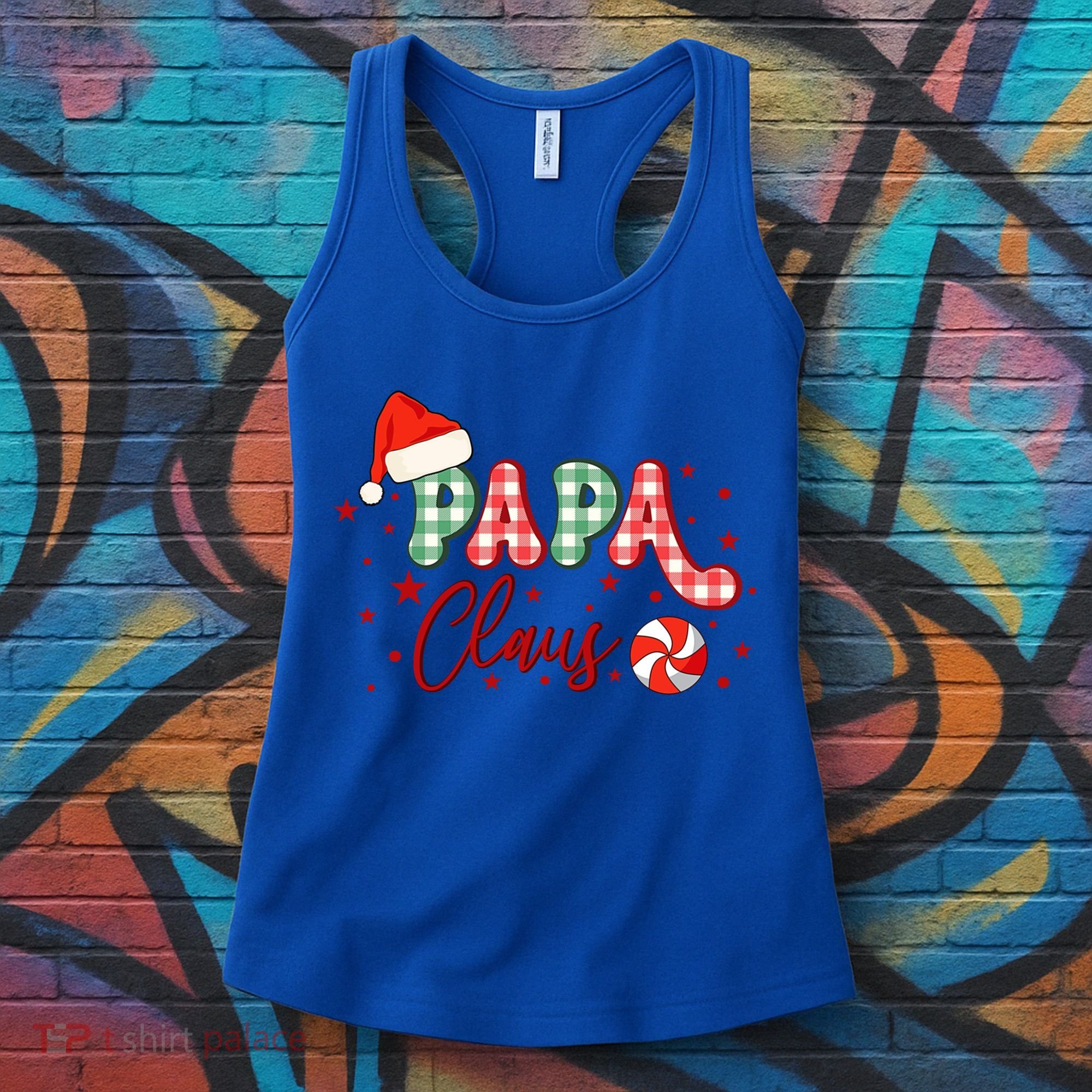 Papa Claus Funny Gift Funny Santa Christmas Gift Women's Tank Top