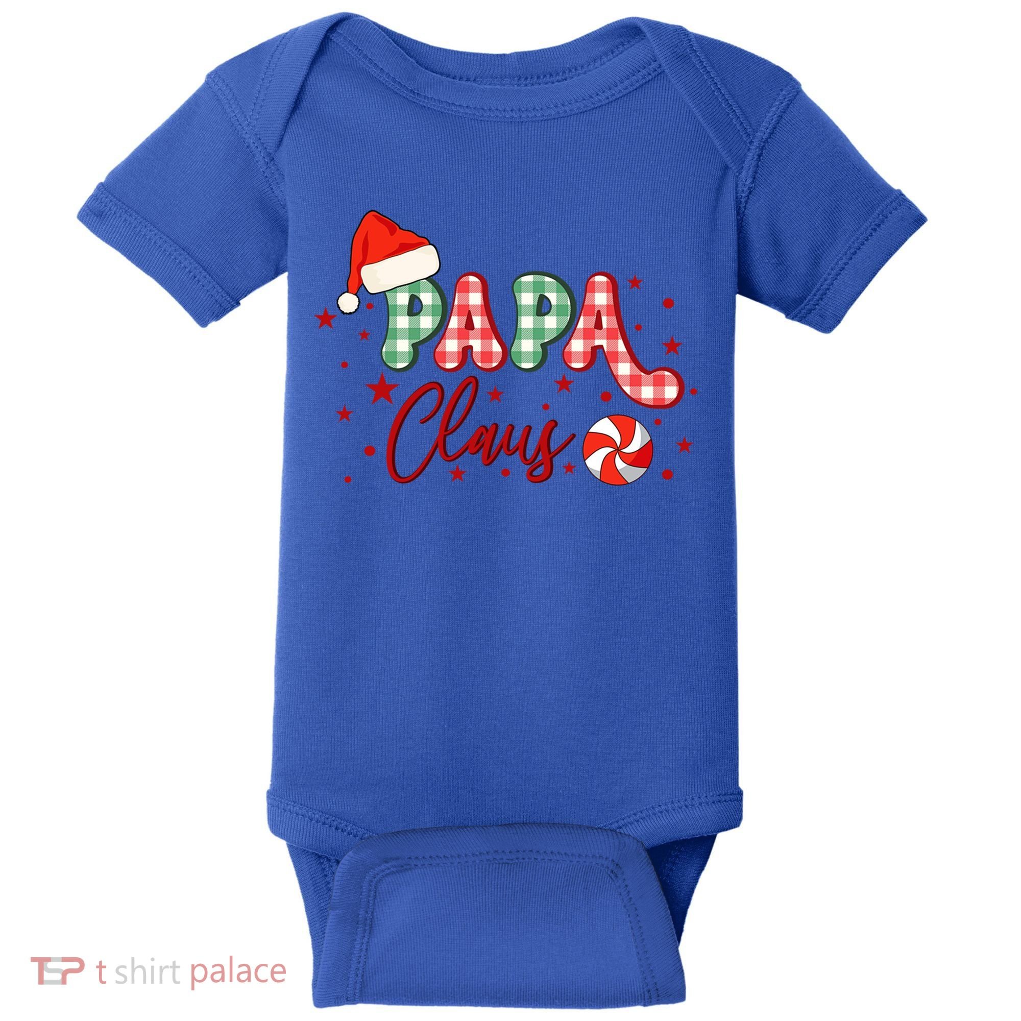 Papa Claus Funny Gift Funny Santa Christmas Gift Baby Bodysuit