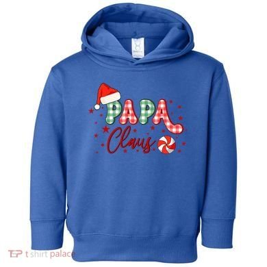 Papa Claus Funny Gift Funny Santa Christmas Gift Toddler Hoodie