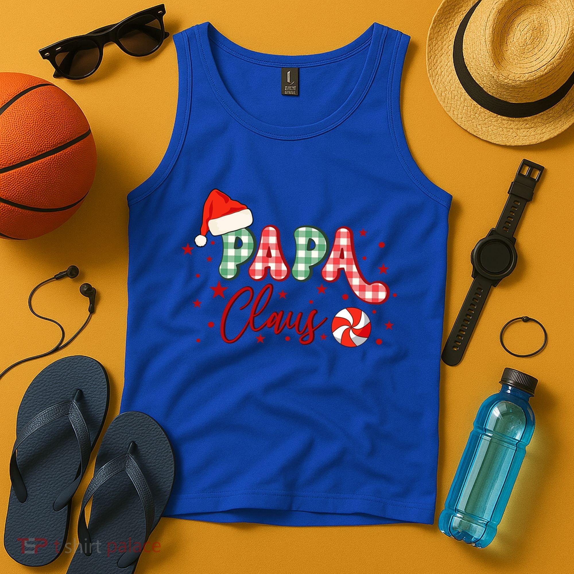 Papa Claus Funny Gift Funny Santa Christmas Gift Tank Top