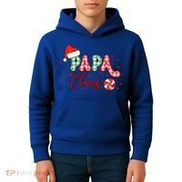 Papa Claus Funny Gift Funny Santa Christmas Gift Kids Hoodie thumb 4
