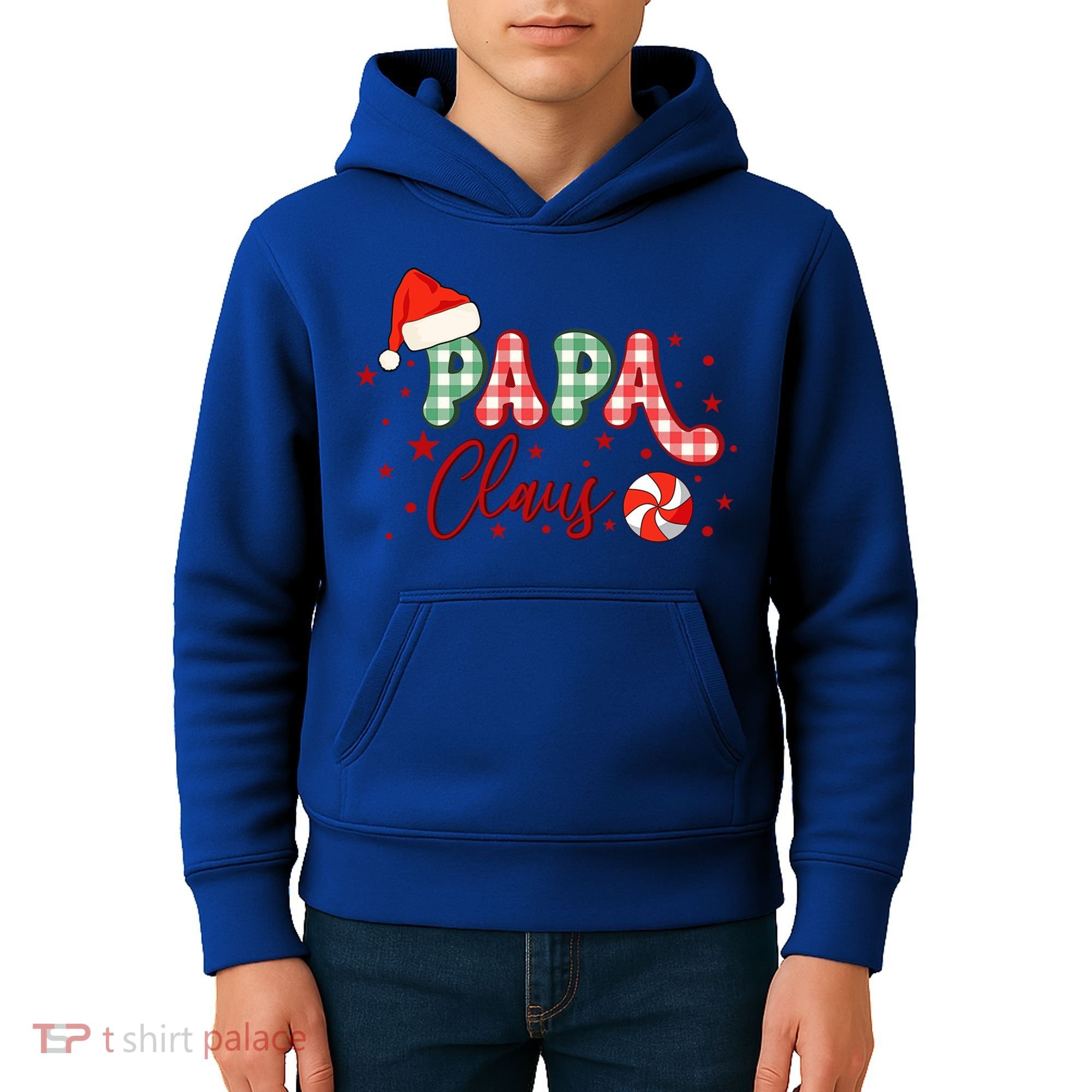 Papa Claus Funny Gift Funny Santa Christmas Gift Kids Hoodie