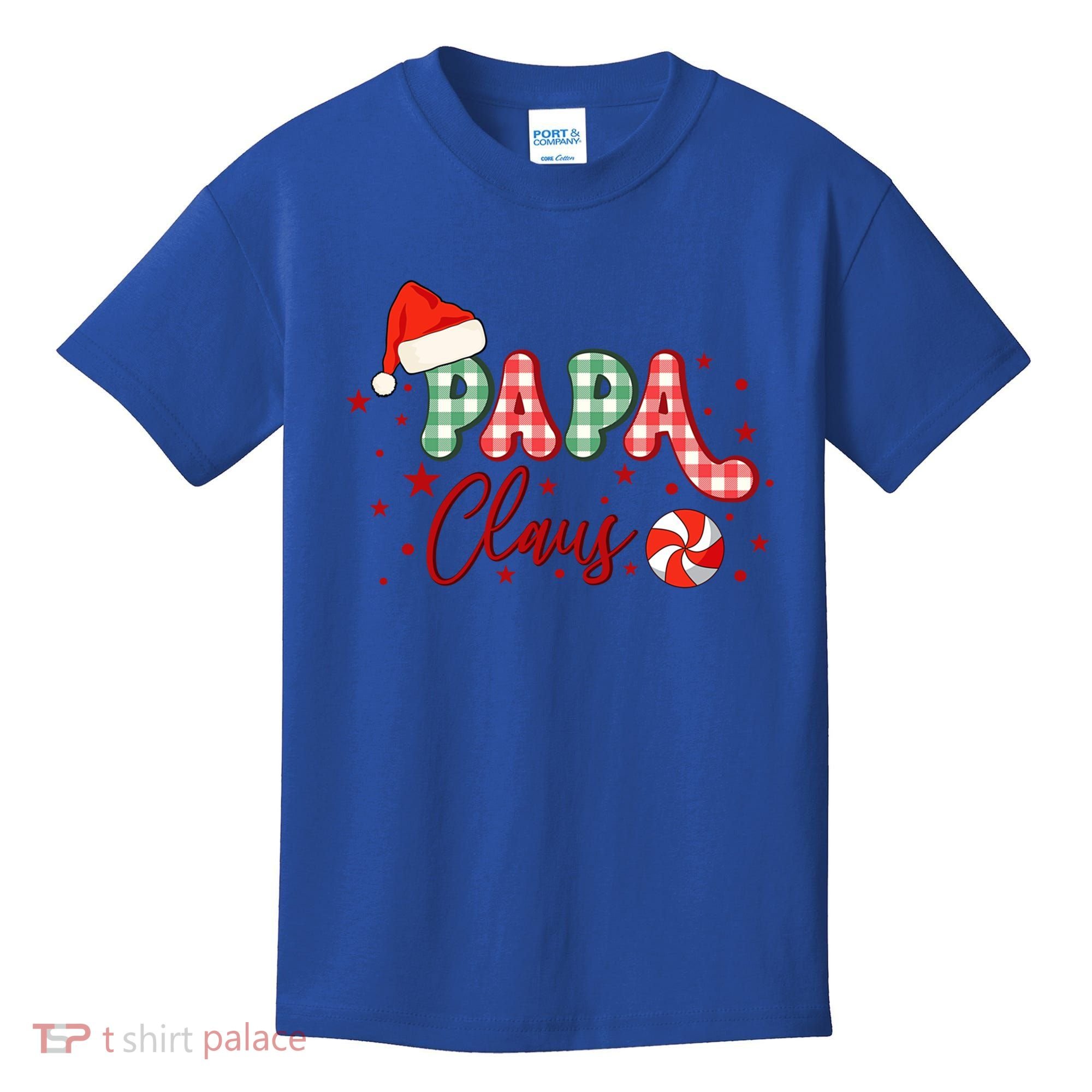 Papa Claus Funny Gift Funny Santa Christmas Gift Kids T-Shirt