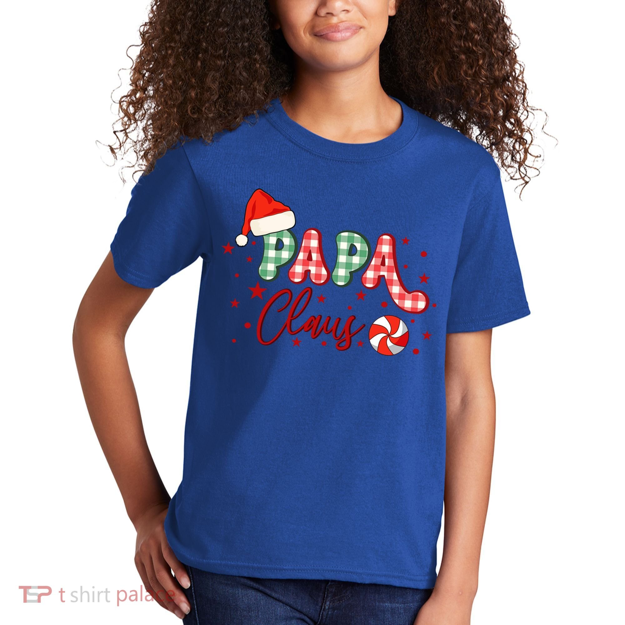 Papa Claus Funny Gift Funny Santa Christmas Gift Kids T-Shirt
