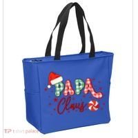 Papa Claus Funny Gift Funny Santa Christmas Gift Tote Bag thumb 2