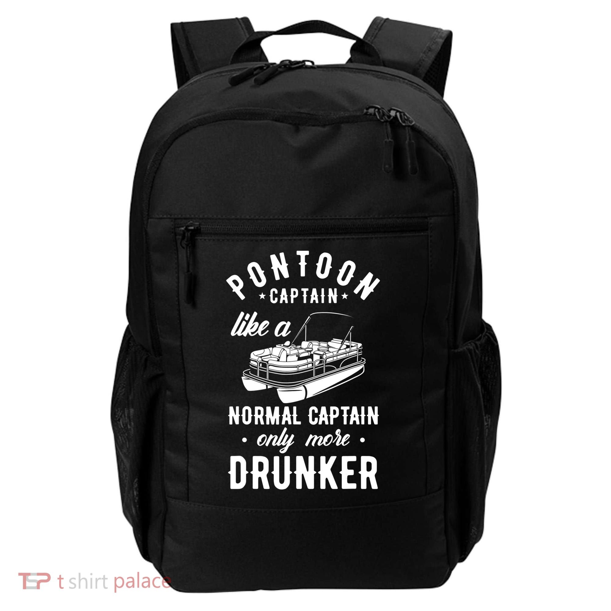Pontoon Captain Funny Pontoon Captain Drunker Backpack