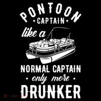 Pontoon Captain Funny Pontoon Captain Drunker Ornament thumb 1