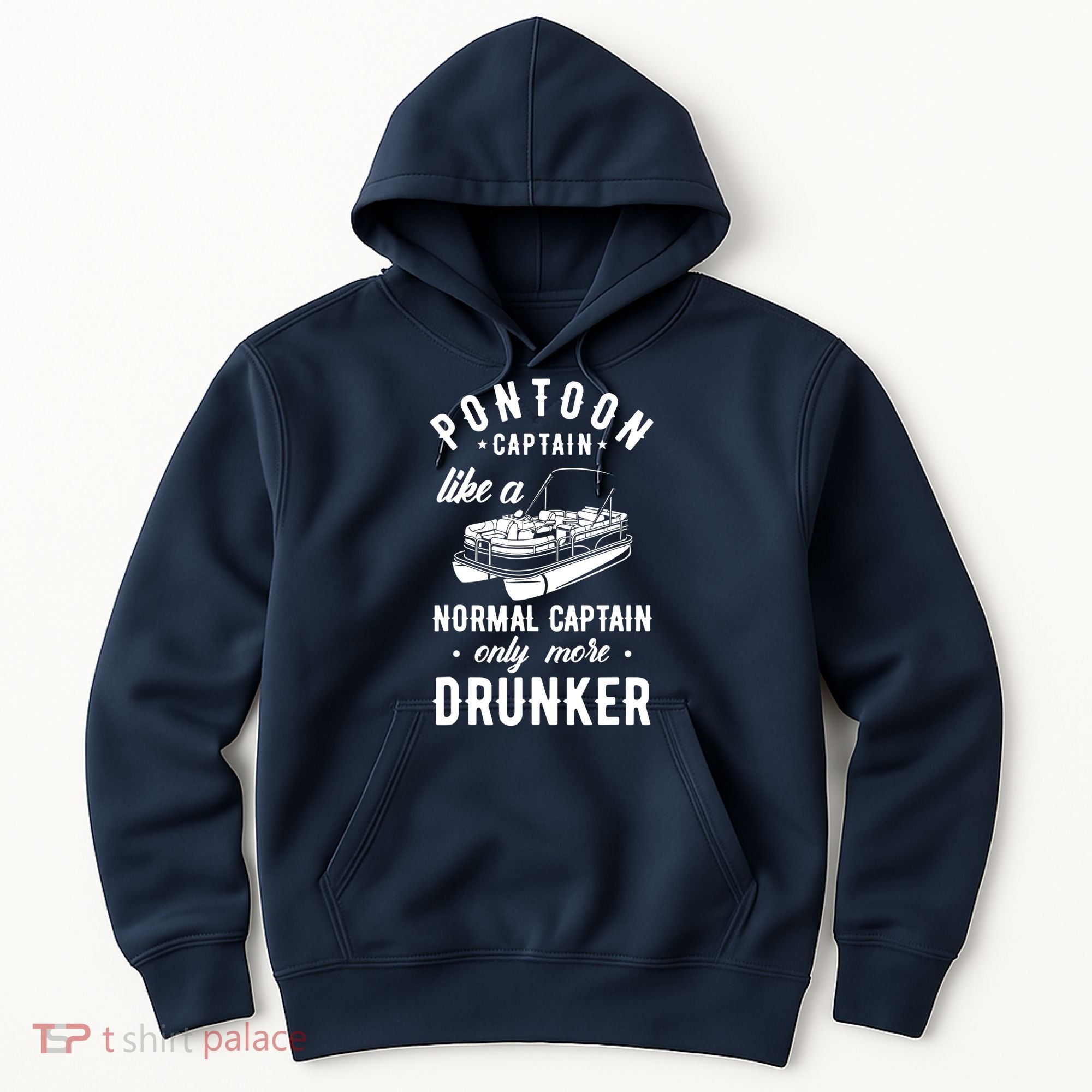 Pontoon Captain Funny Pontoon Captain Drunker Hoodie