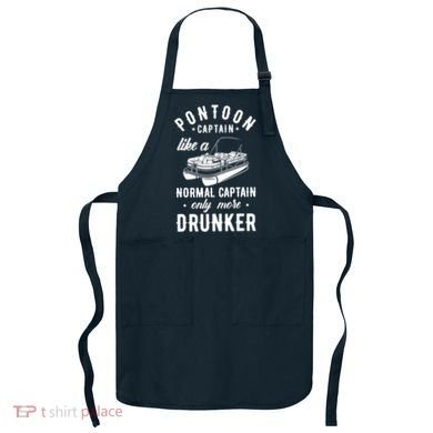 Pontoon Captain Funny Pontoon Captain Drunker Apron