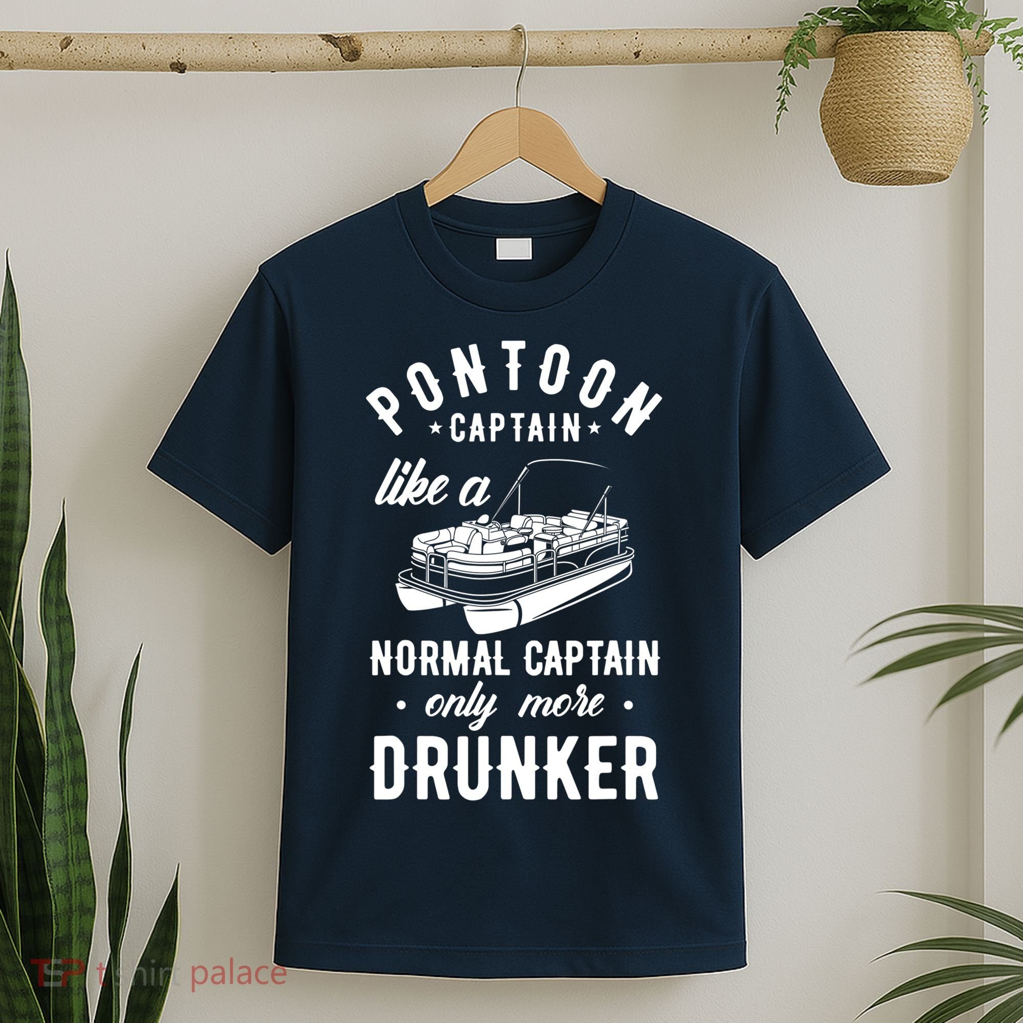 Pontoon Captain Funny Pontoon Captain Drunker T-Shirt