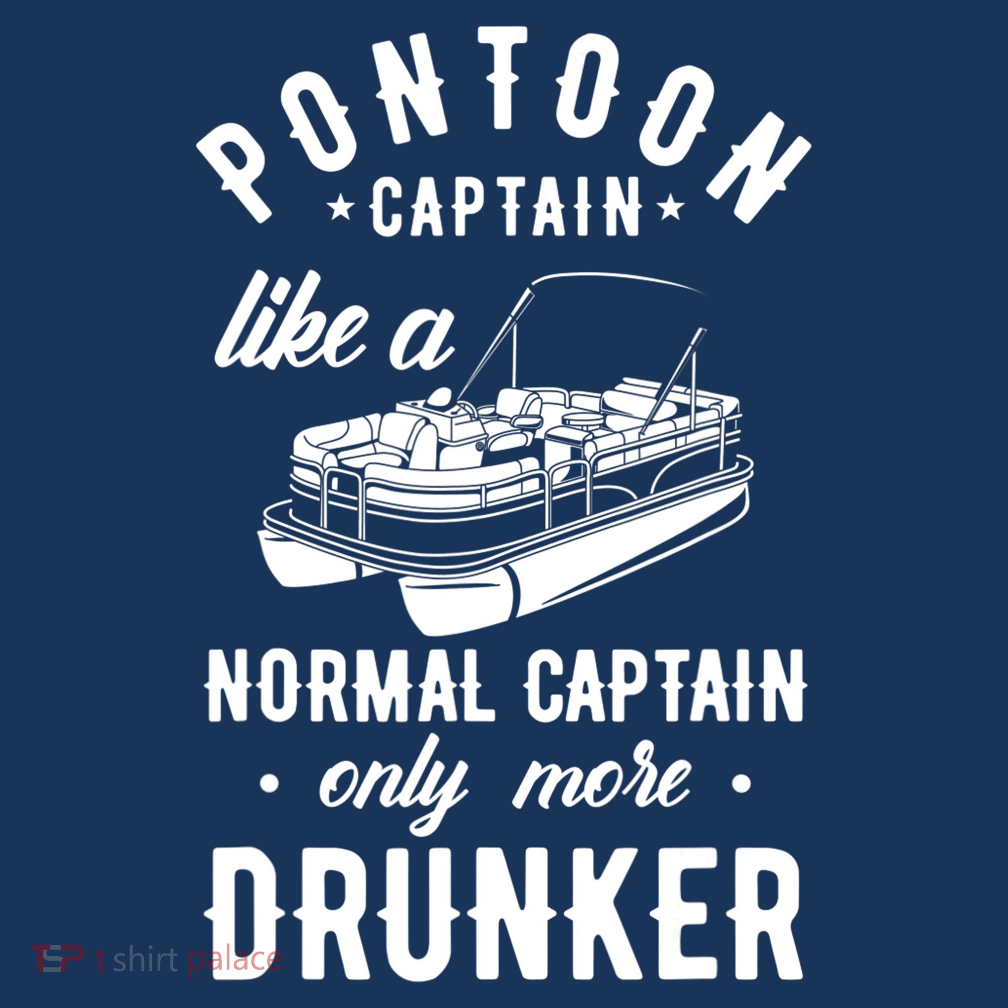 Pontoon Captain Funny Pontoon Captain Drunker Mousepad
