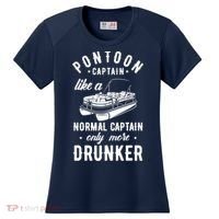 Pontoon Captain Funny Pontoon Captain Drunker Women's Cooling Performance Crew T-Shirt thumb 0