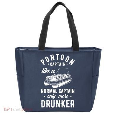 Pontoon Captain Funny Pontoon Captain Drunker Tote Bag