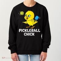 Pickleball Chick, funny pickleball Women's Sweatshirt thumb 0